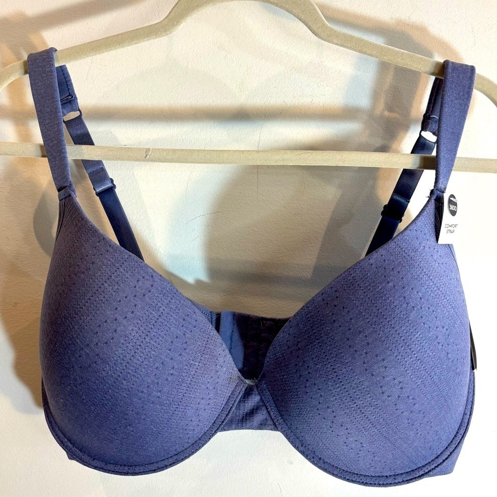 LAURA ASHLEY SZ 38DD Speckled Lavended Padded Underwire Bra NEW WITH TAG